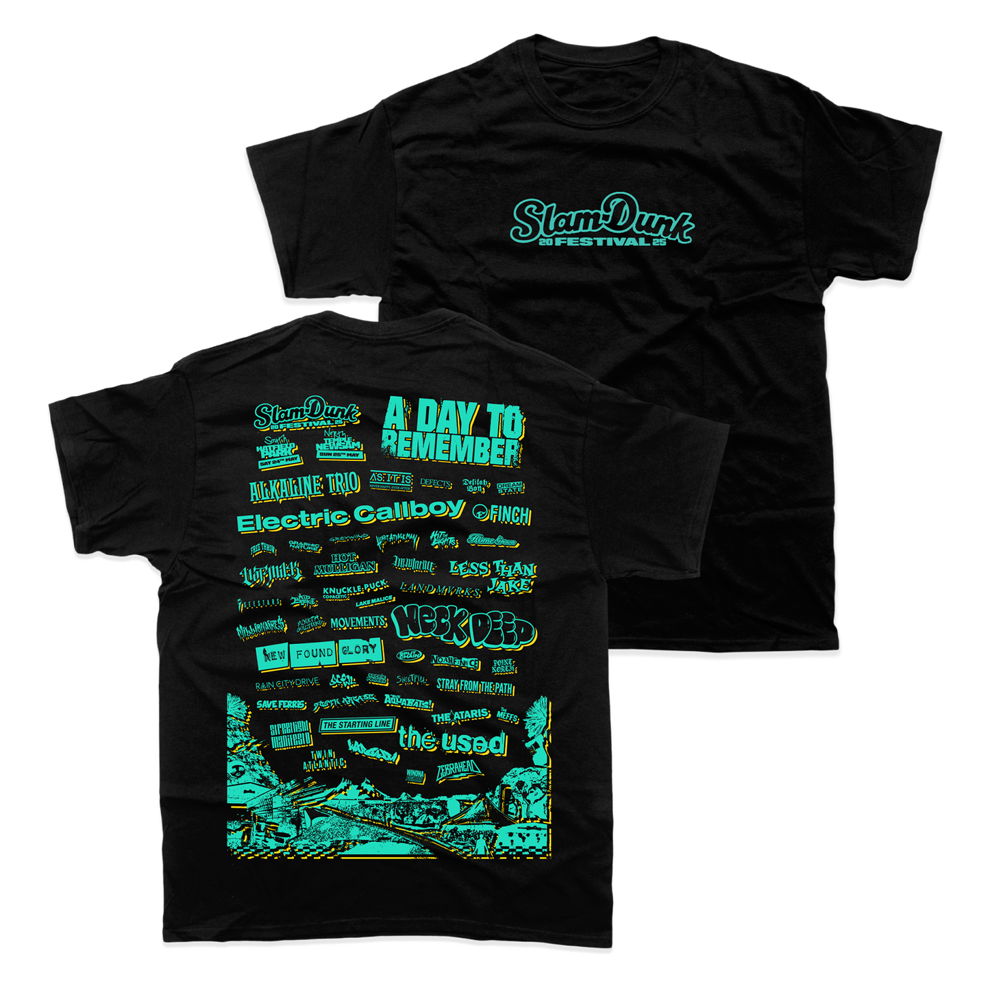 Black Slam Dunk Festival T-shirt for 2025 EVENT T-SHIRT (BLACK) product display