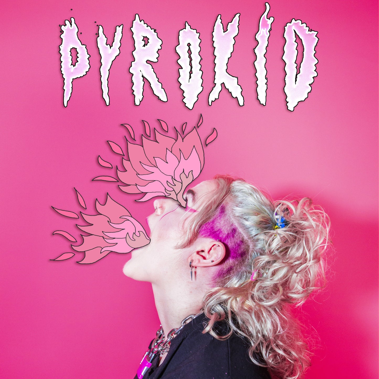 PyroKid album cover showcasing incendiary electronica-infused alt-rock for Artio slam dunk records