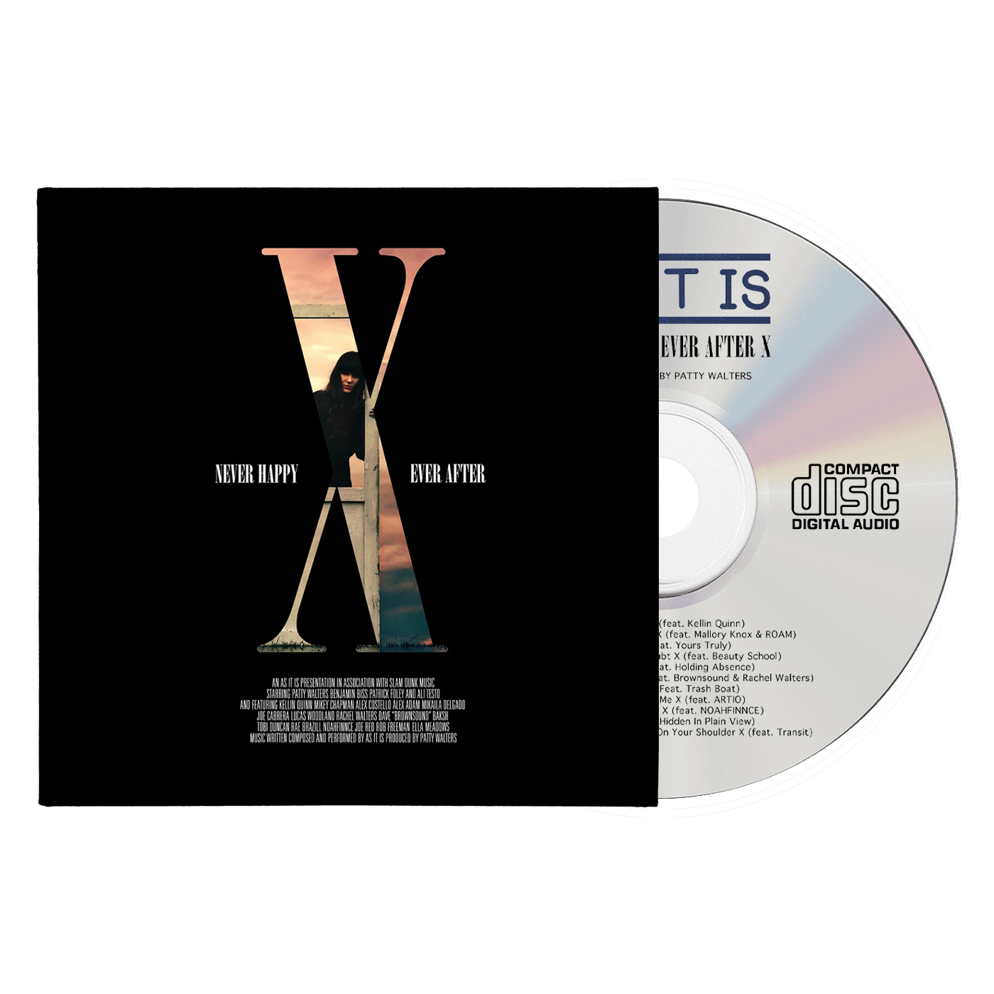 AS IT IS Never Happy, Ever After X Digipak CD w Booklet featuring Holding Absence design