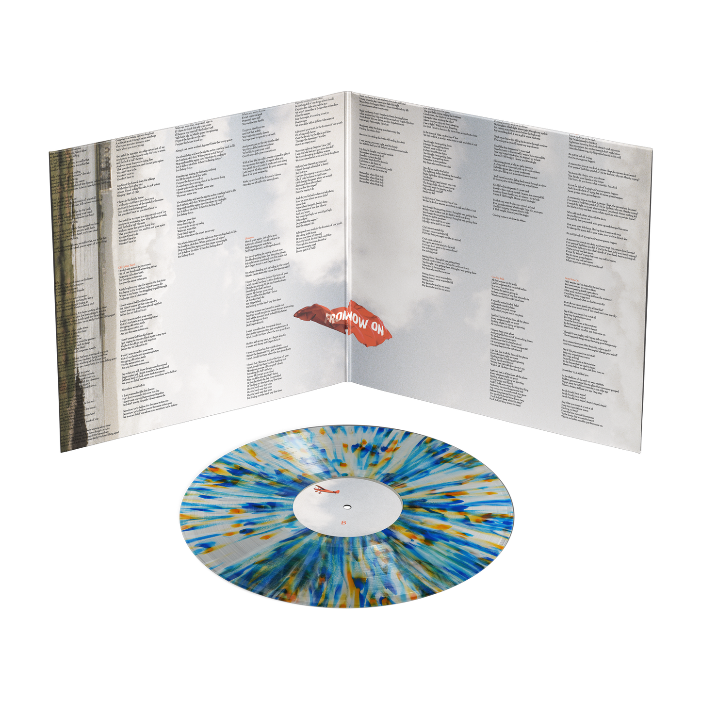 Vinyl record with lyric booklet from Beauty School – From Now On LP, slam dunk music album
