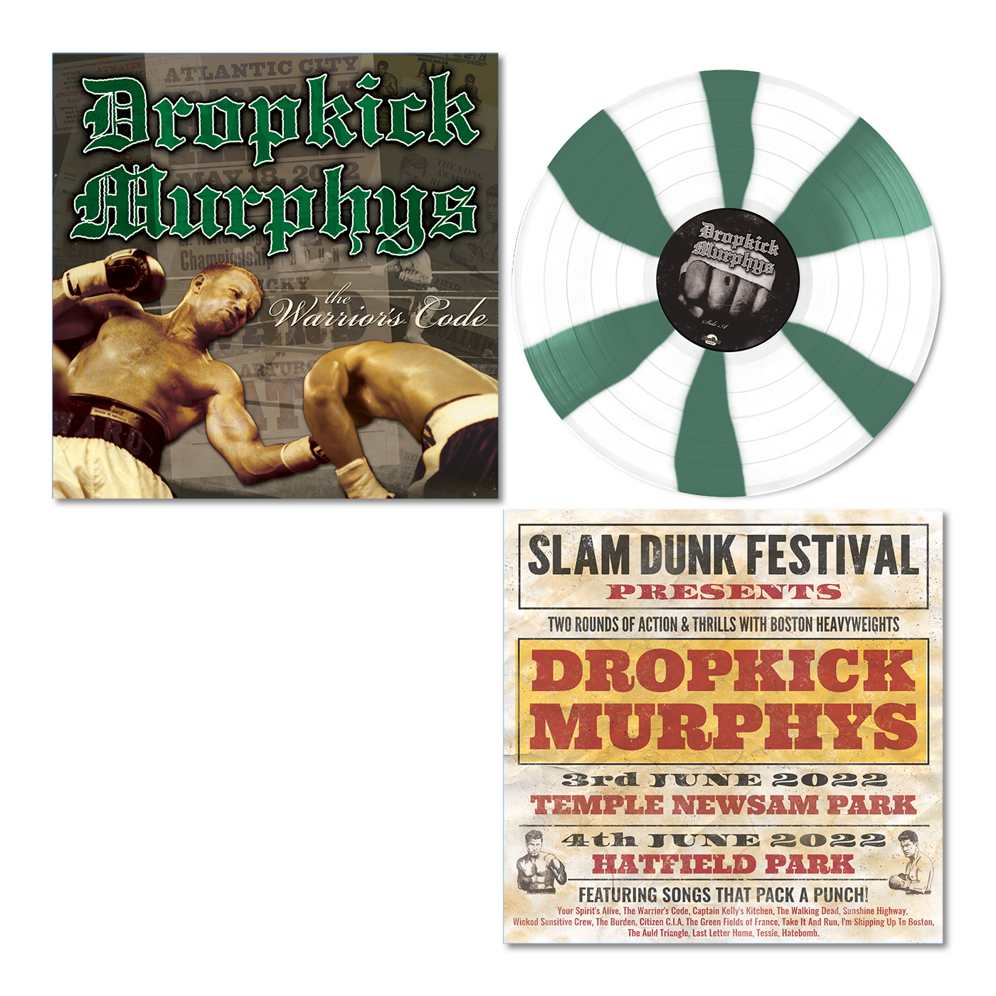 Dropkick Murphys The Warrior’s Code 20 Year Anniversary Slam Dunk Exclusive album ad