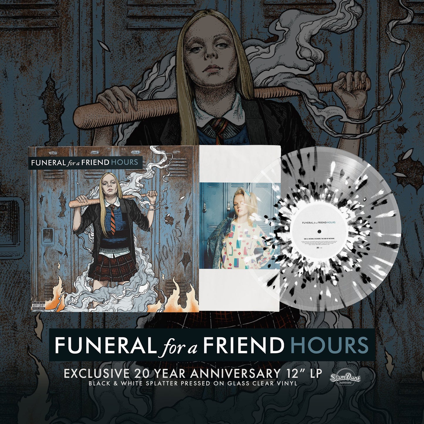Funeral For a Friend Hours 20th Anniversary Slam Dunk Exclusive Vinyl Record