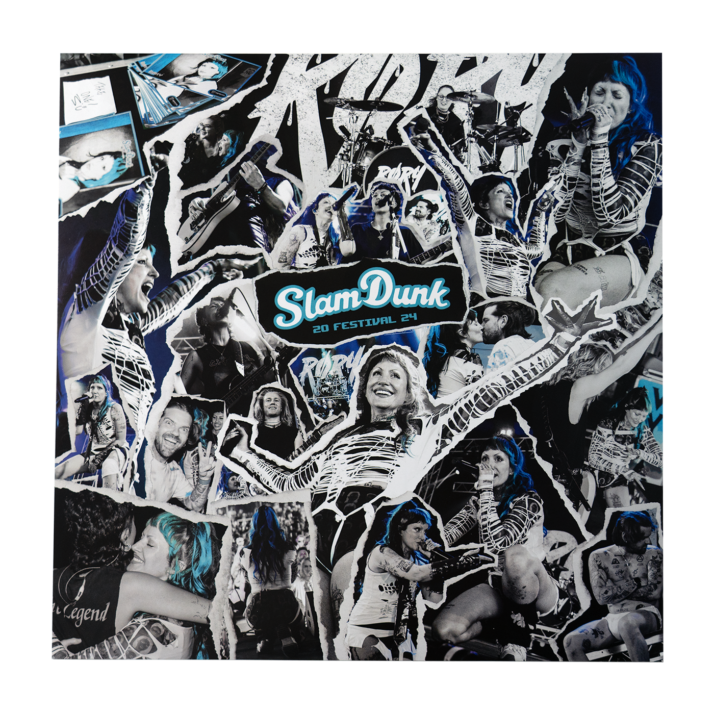 Slam Dunk Festival collage featured on RØRY RESTORATION Slam Dunk Exclusive Vinyl