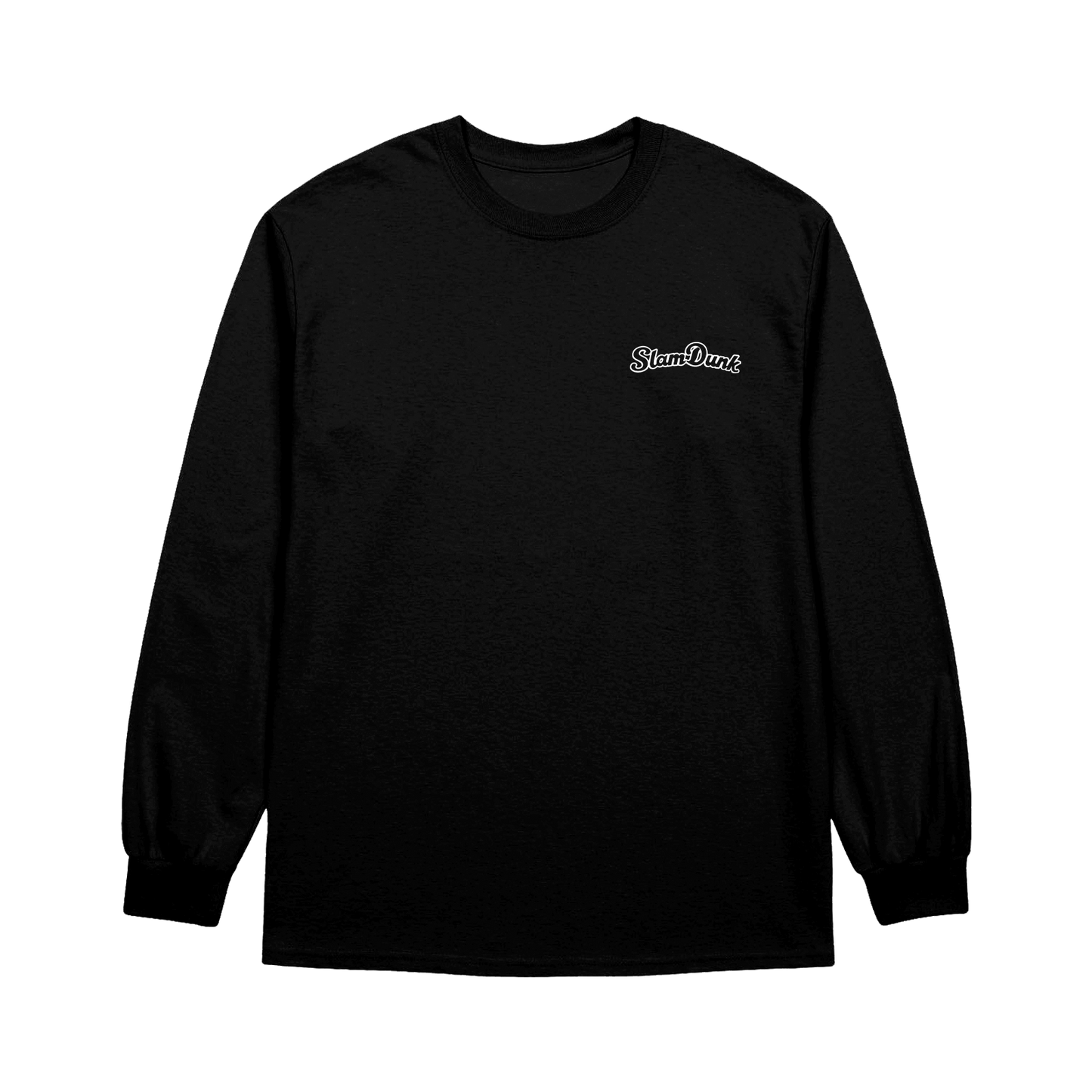 Black SLAM DUNK Logo Longsleeve made from soft combed cotton for ultimate comfort