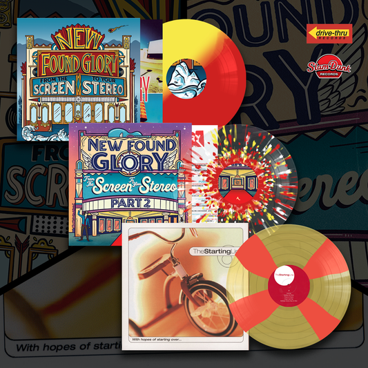 Vinyl record albums from Slam Dunk Records and Drive-Thru Records Bundle #1