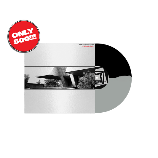 Limited edition vinyl album The Starting Line Eternal Youth with black and white architecture cover
