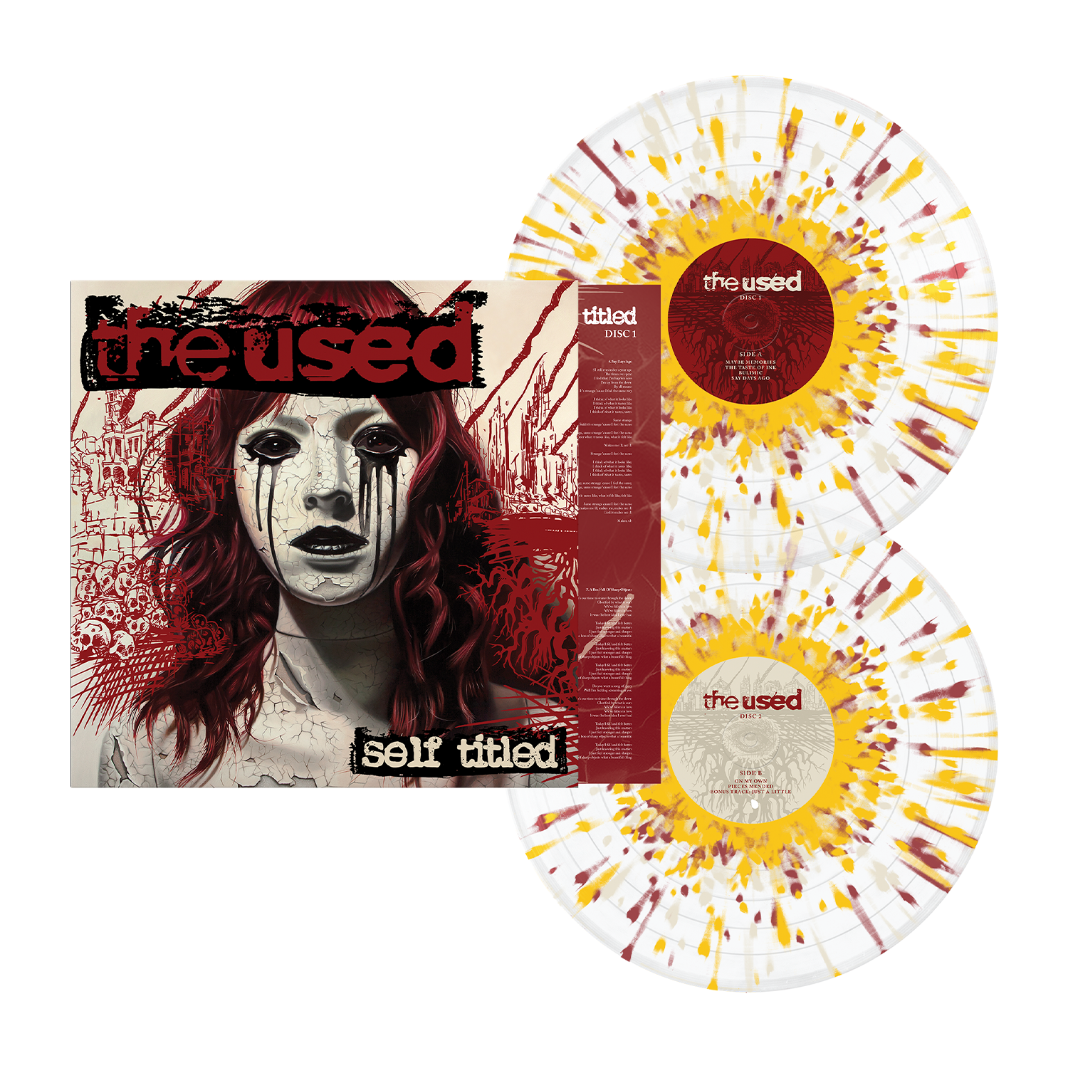 The Used Self Titled double vinyl featuring classic tracks - Slam Dunk UK/EU Exclusive