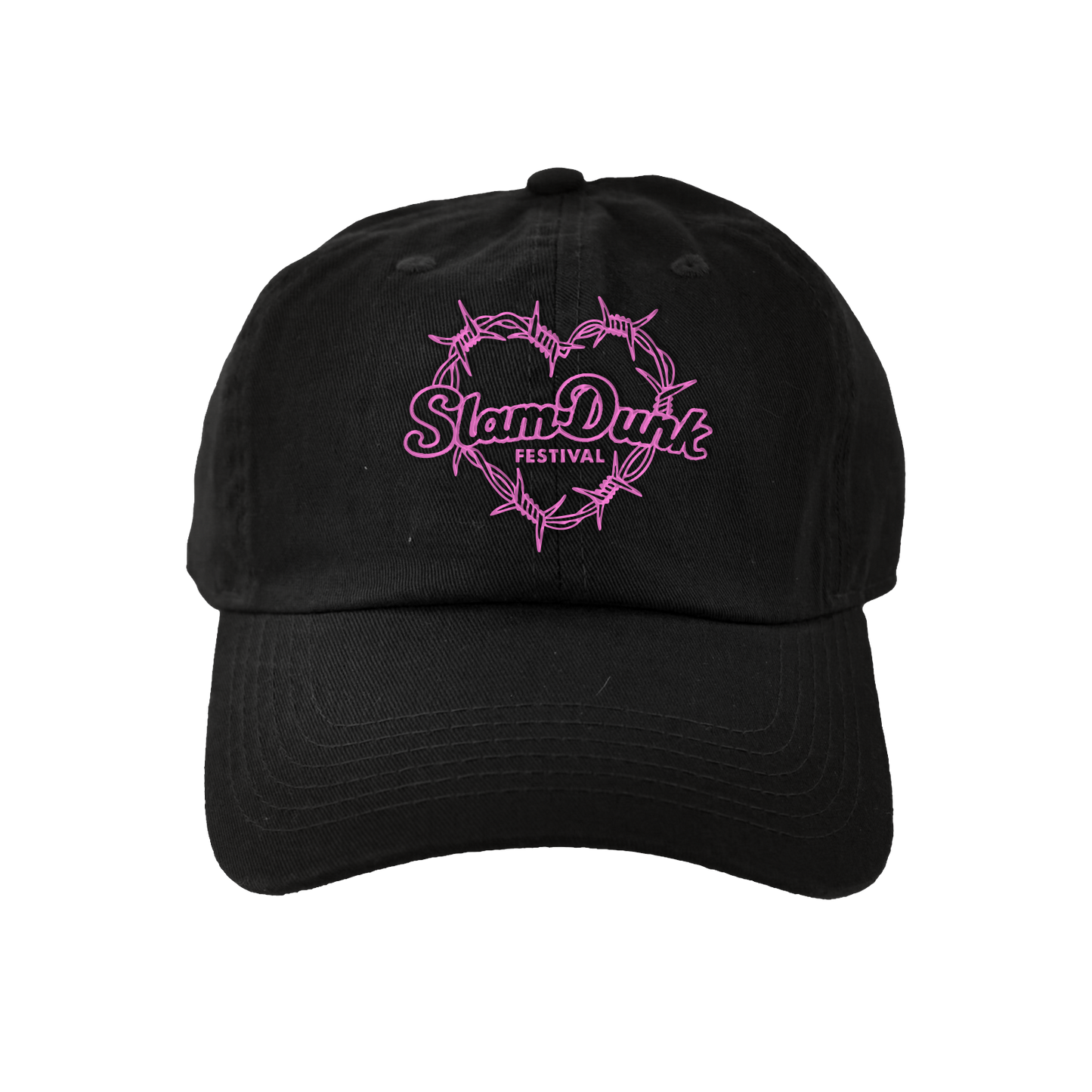 Black wire heart cap with pink logo from Wire Heart Cap CFV collection