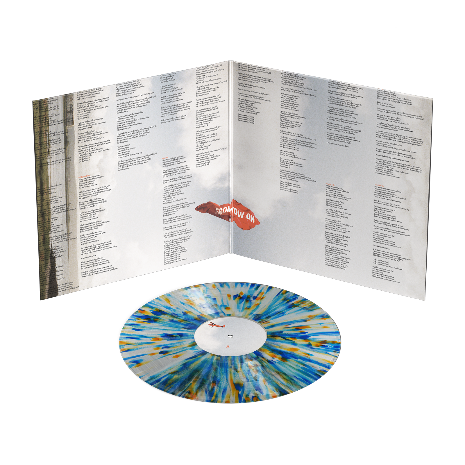 Vinyl record with lyric booklet from Beauty School – From Now On LP, slam dunk music album