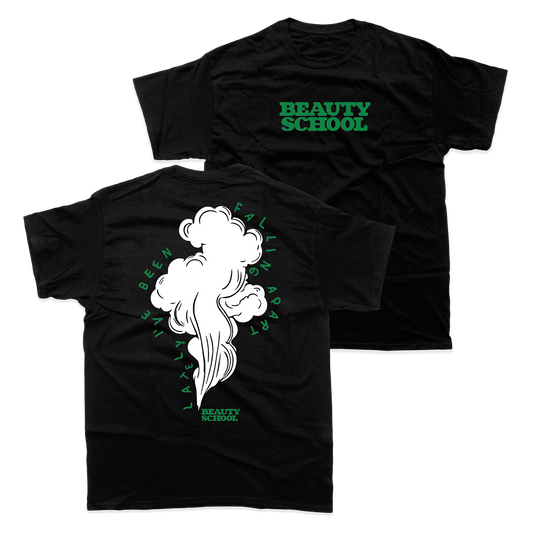 Beauty School Lately T-Shirt Black featuring graphic designs, perfect for fashion fans