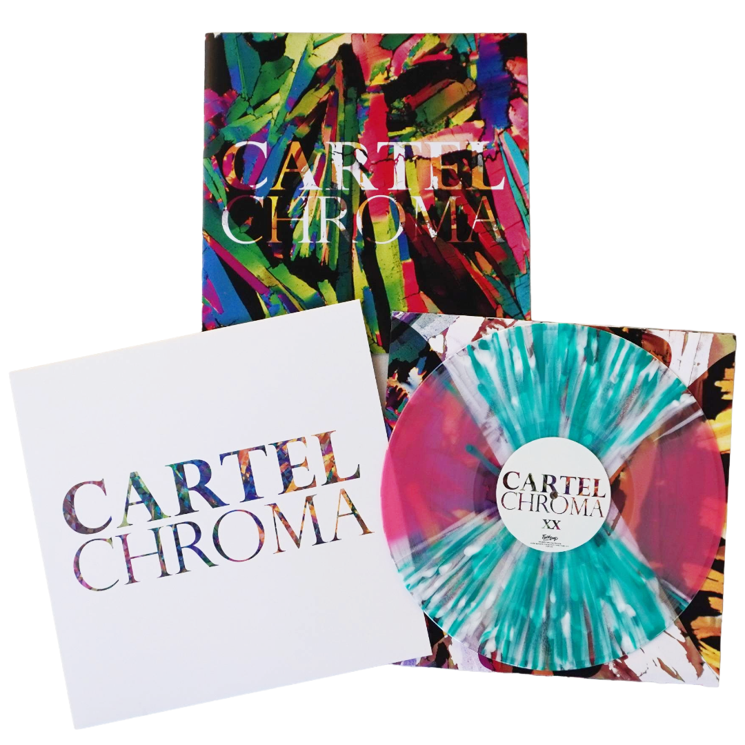 Cartel Chroma 20 year anniversary slam dunk turquoise pink tie-dye vinyl