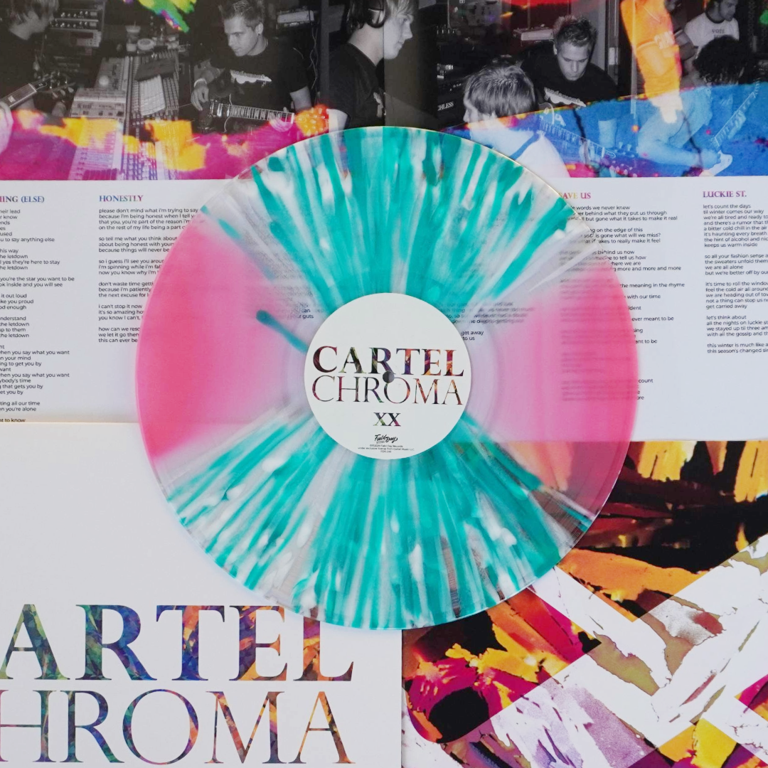 Cartel Chroma XX 20 year anniversary slam dunk special turquoise vinyl