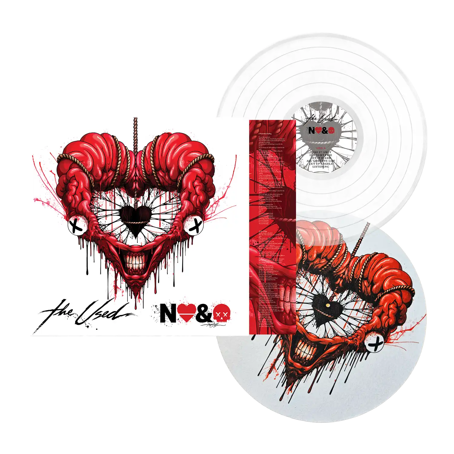 The Used Nothing and Nowhere exclusive glass clear vinyl from Slam Dunk UK/EU